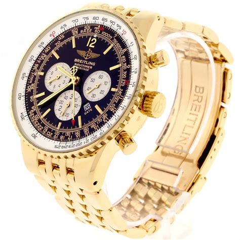 breitling herren gelbgold|Breitling gold watches prices.